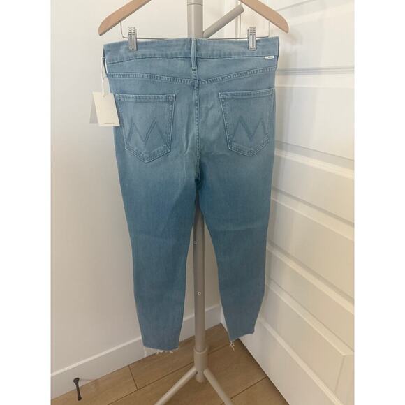 Mother The Looker Ankle Fray Jeans Hold My Hand Size 32 - Picture 9 of 11